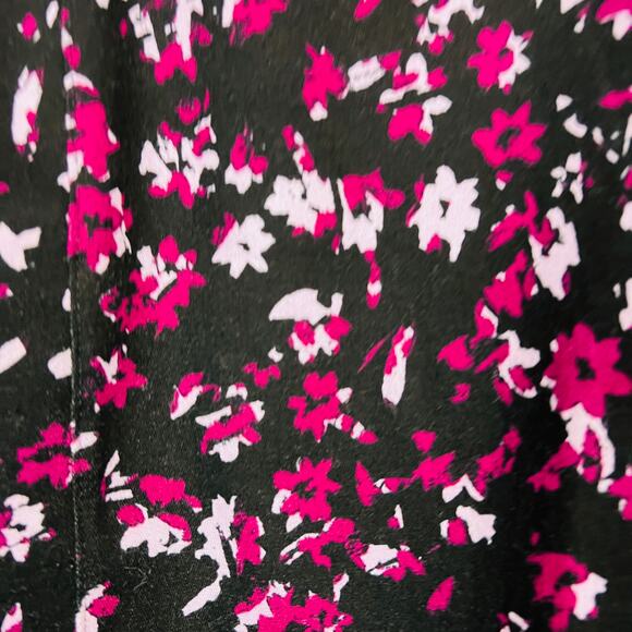 Lysse Mod Floral Print Skirt Knee Stretch - M - Picture 2 of 4